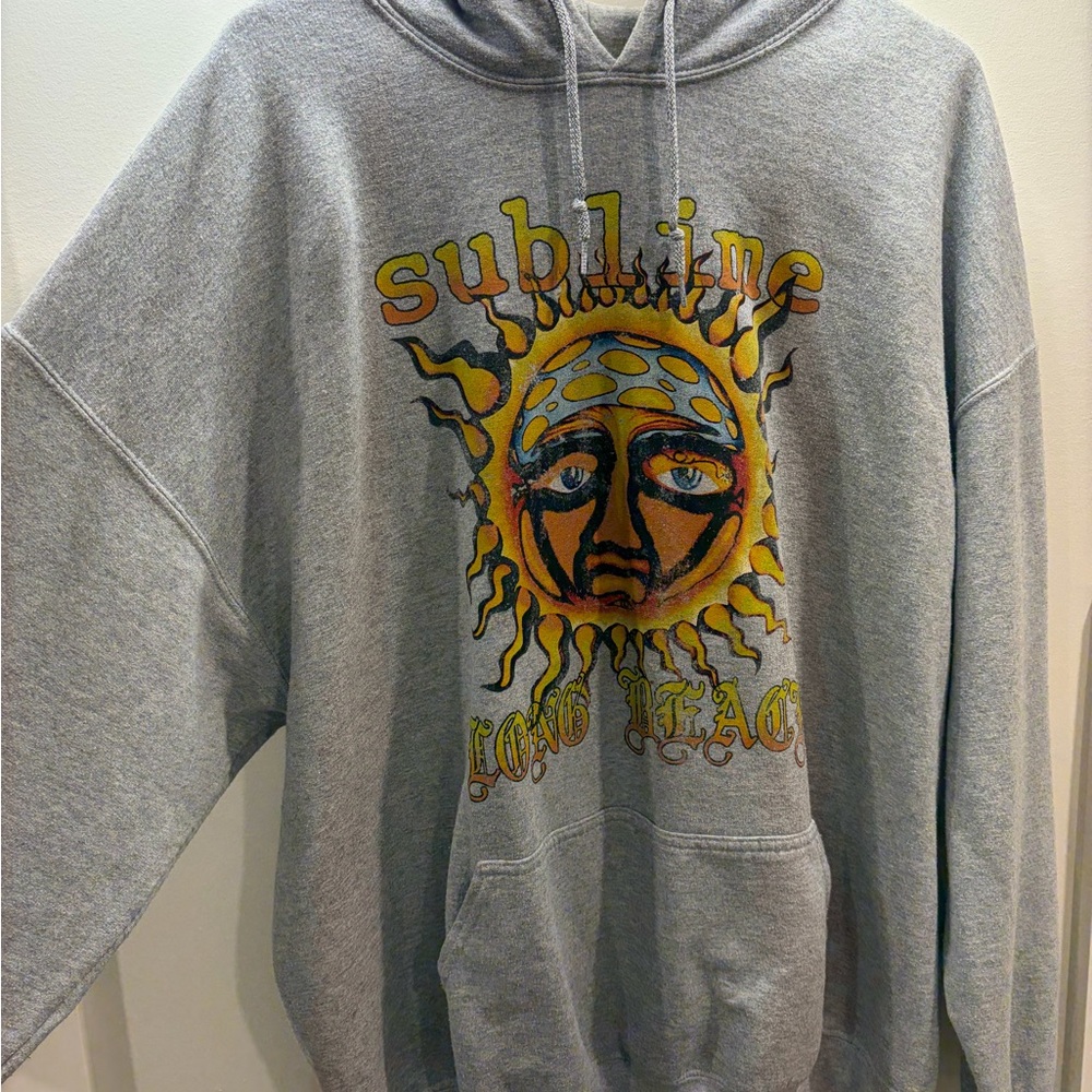 Sublime Gray Graphic Hoodie